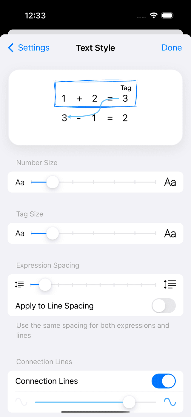 Text style